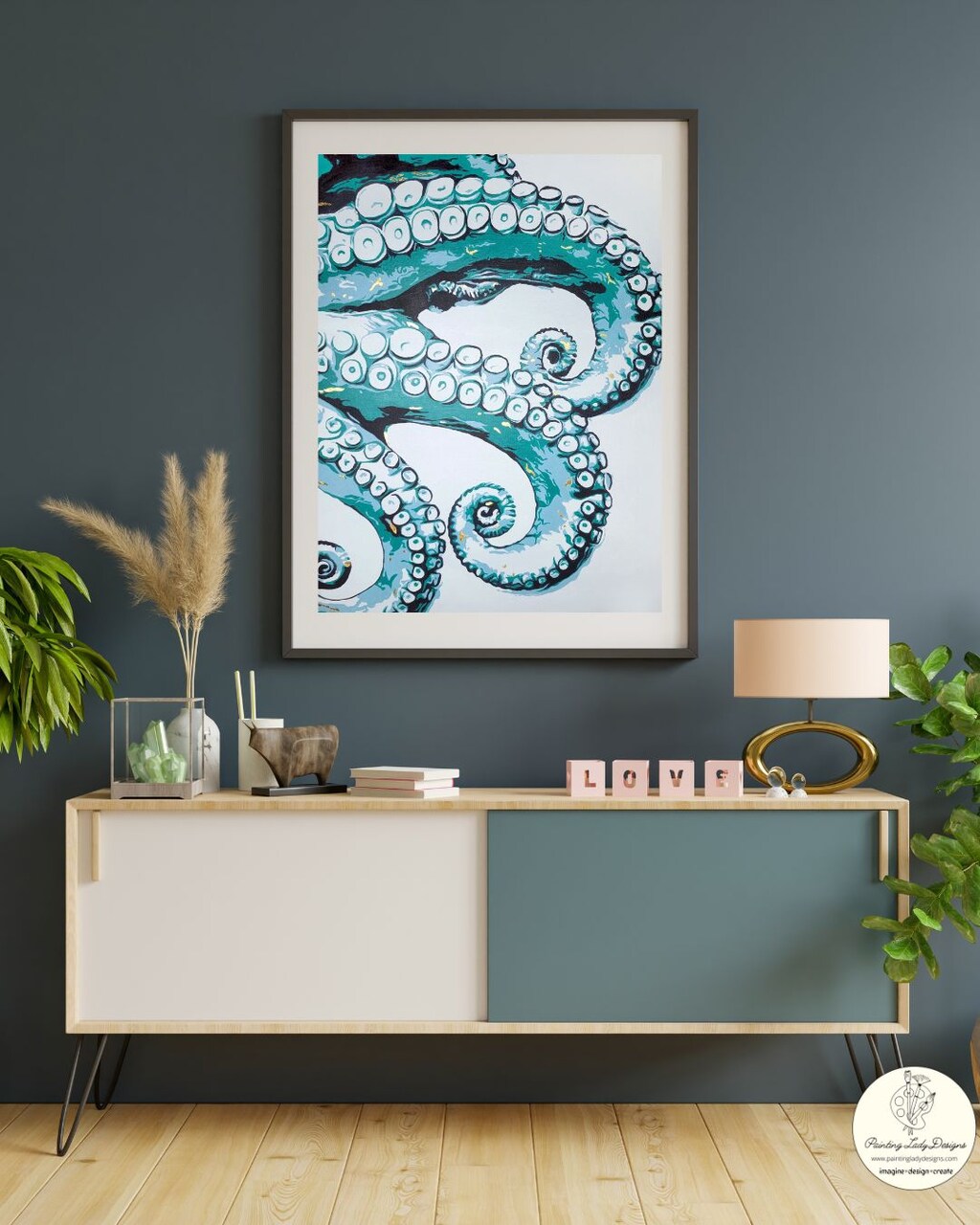 Octavia - Our lovely octopus Art paper for Decoupage and Mixed Media